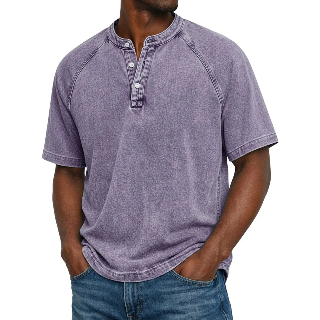 Halvorne - Vintage Casual Shirt Weekend And Smart Casual Wear