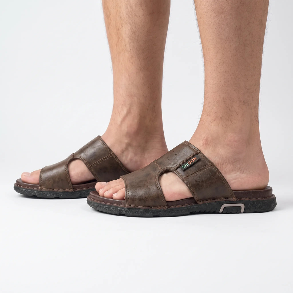 Orthal - Men's Wide Fit Slide Sandals Daily Walks