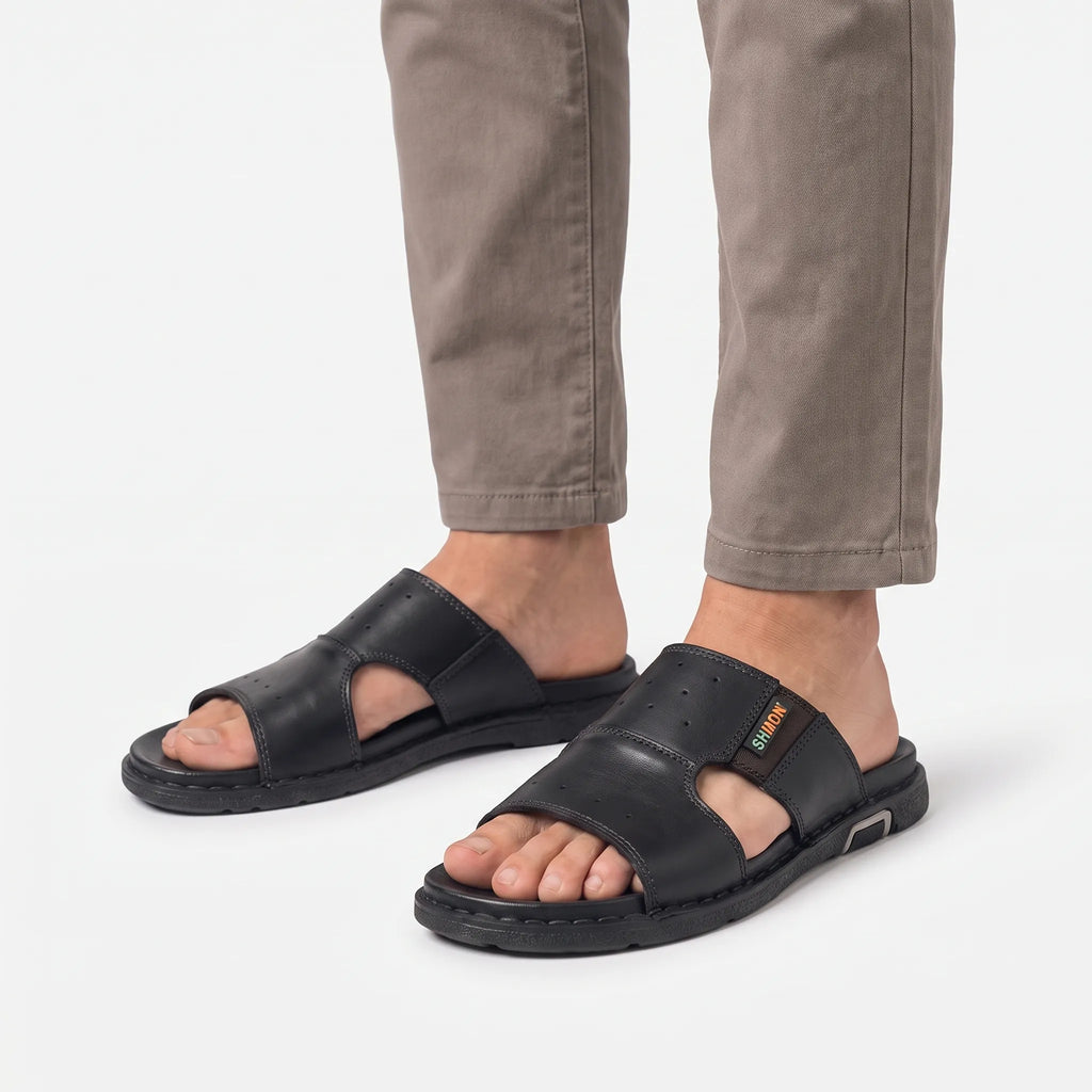 Orthal - Men's Wide Fit Slide Sandals Daily Walks