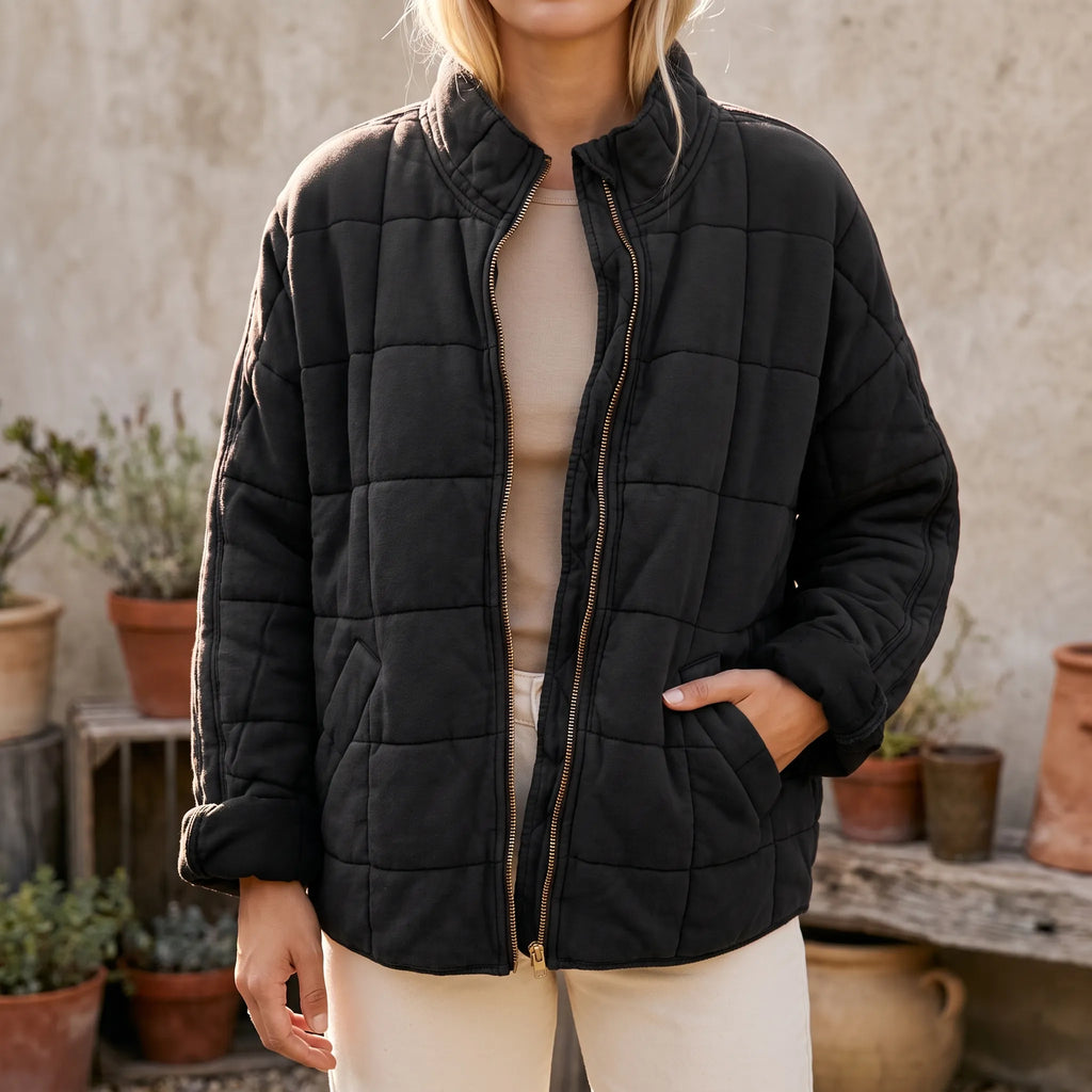 Quiltera - Casual Women's Quilted Jacket Layering Over Knitwear