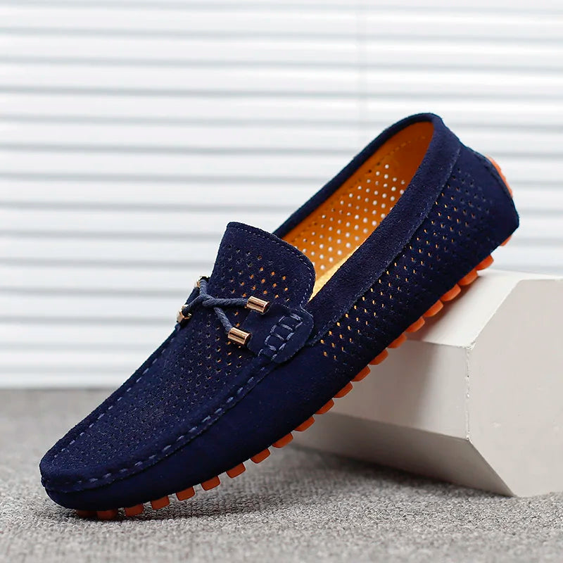 Ventoro - Perforated Loafers Warm Weather Smart Casual Wear — view 8 of 10