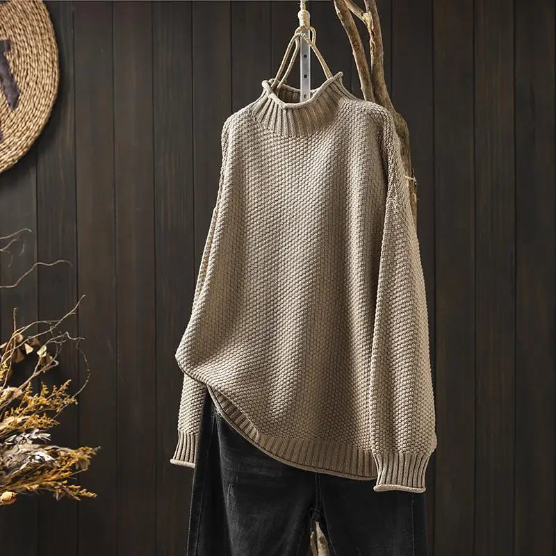 Verolina - Hand Knit Sweater Everyday Layering Wear — view 6 of 10