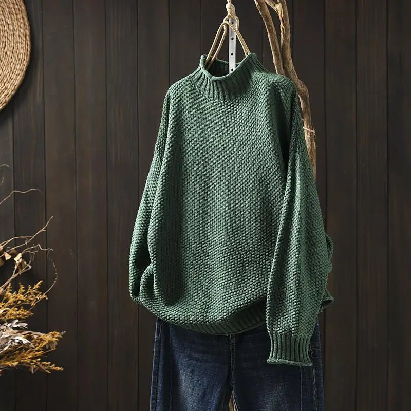 Verolina - Hand Knit Sweater Everyday Layering Wear — view 8 of 10