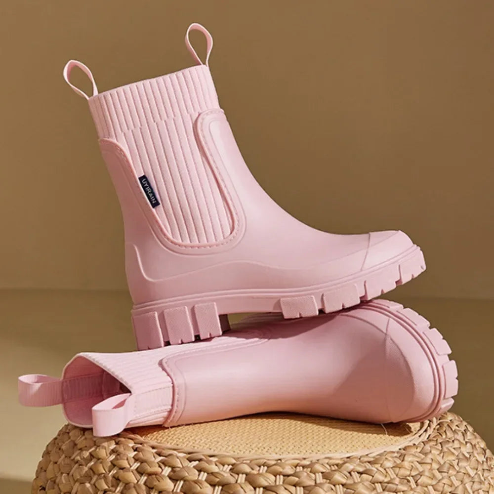 Puddleta - Low Cut Waterproof Rain Shoes Wet Weather Wear
