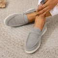 Amberlow - Suede Slip On Loafers Office Wear — view 3 of 10