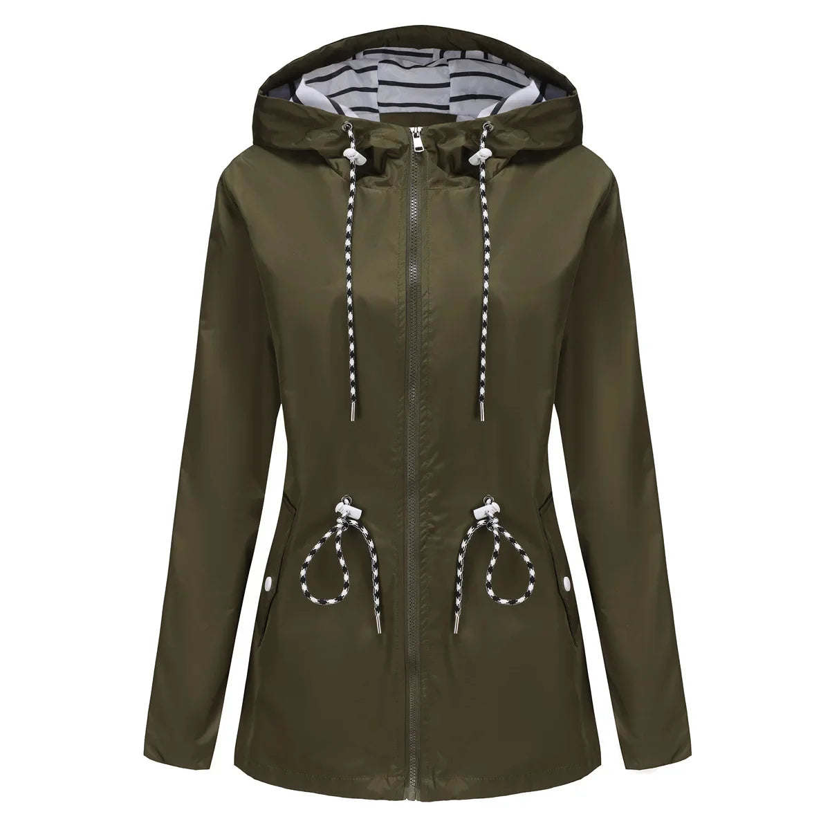 Rivella - Waterproof Drawstring Rain Jacket Wet Weather Wear — view 7 of 10
