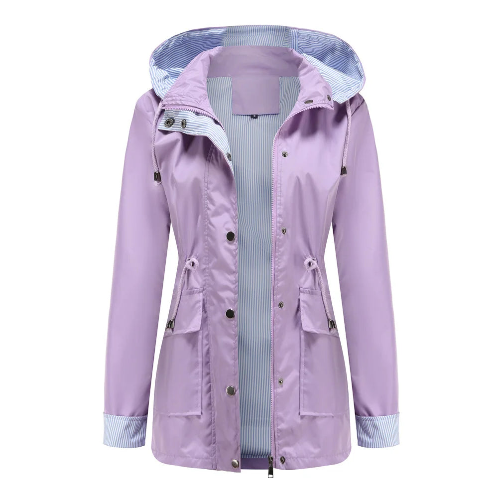 Rivelle - Hooded Waterproof Jacket Wet Weather Commuting — view 4 of 10
