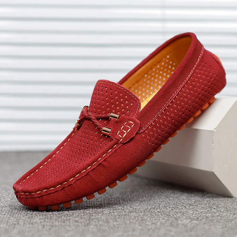 Ventoro - Perforated Loafers Warm Weather Smart Casual Wear — view 10 of 10
