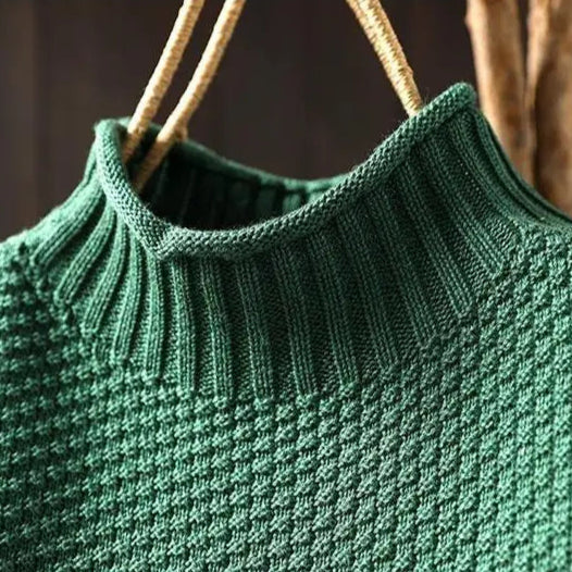 Verolina - Hand Knit Sweater Everyday Layering Wear — view 2 of 10