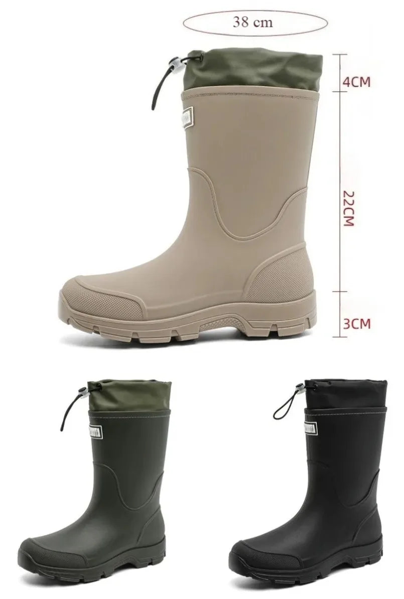 Turlow - Mid Calf Slip On Garden Boots Wet Weather — view 6 of 9