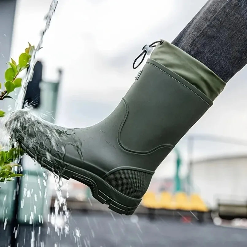 Turlow - Mid Calf Slip On Garden Boots Wet Weather — view 5 of 9