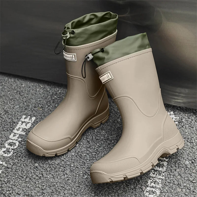 Turlow - Mid Calf Slip On Garden Boots Wet Weather — view 7 of 9