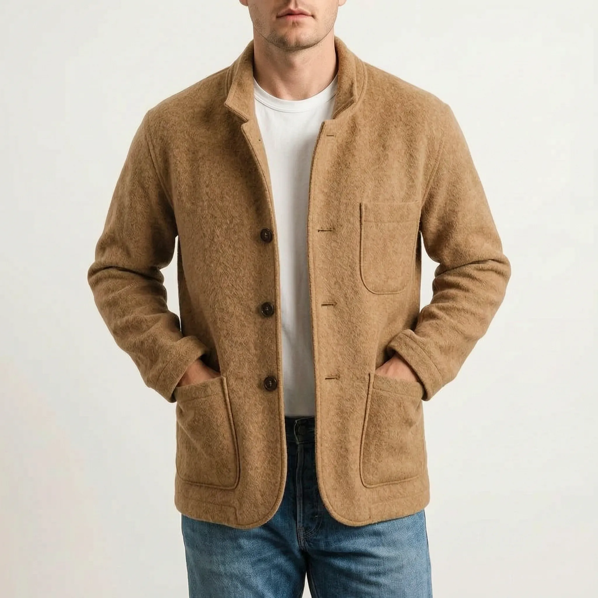 Sartis  - Textured Casual Dress Jacket Trans-Seasonal Layering