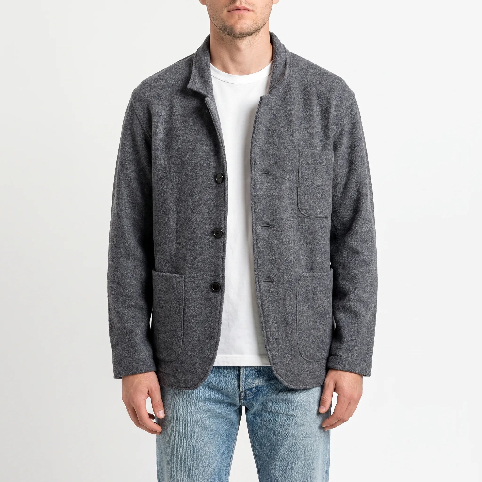 Sartis  - Textured Casual Dress Jacket Trans-Seasonal Layering