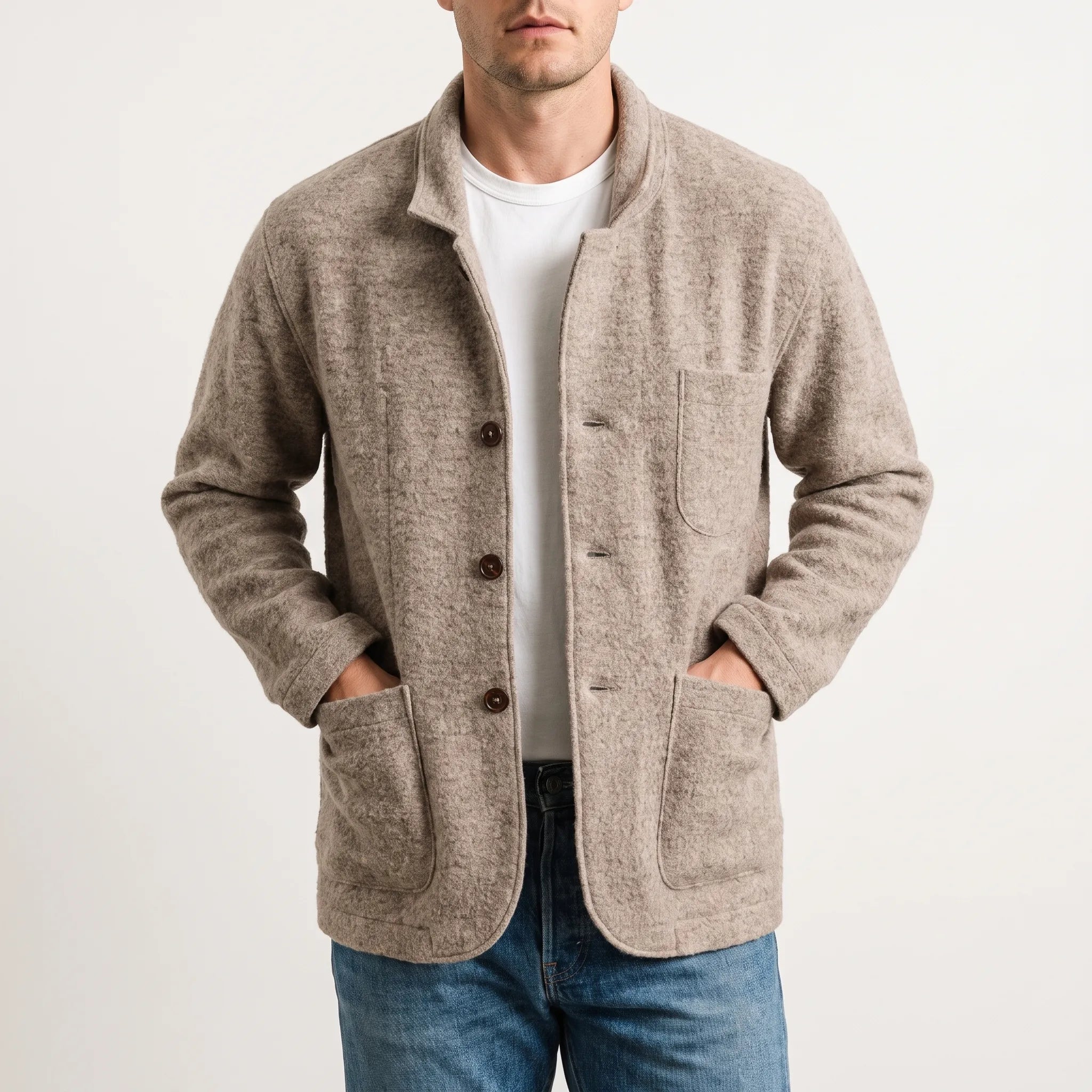 Sartis  - Textured Casual Dress Jacket Trans-Seasonal Layering