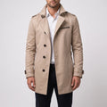SavileCoat - Tailored Men's Structured Trench Coat Commuting To Work
