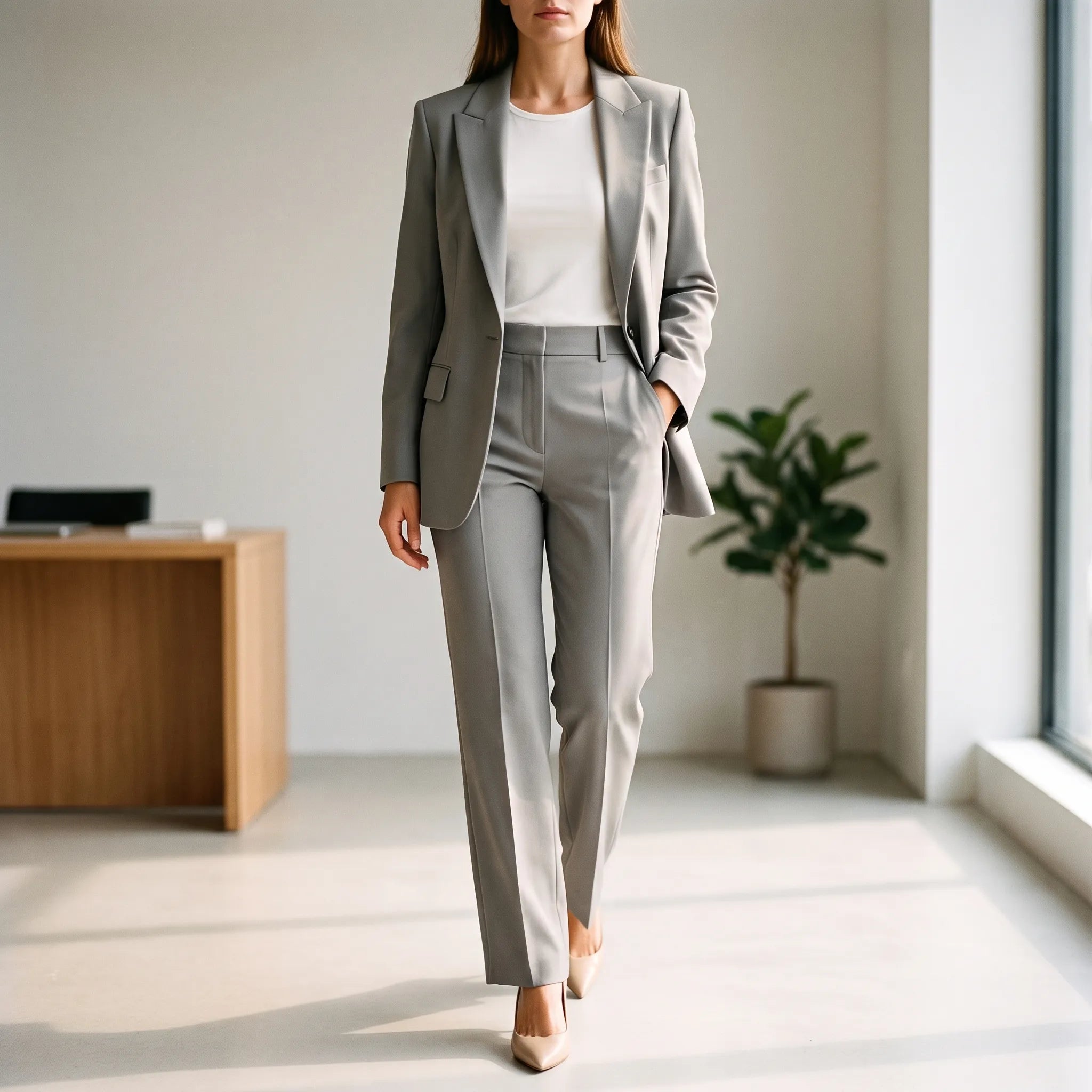 SavileSet - Womens Trouser Suit Office Wear