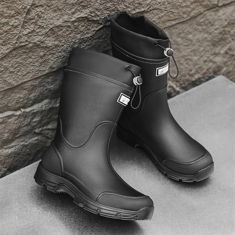 Turlow - Mid Calf Slip On Garden Boots Wet Weather — view 8 of 9