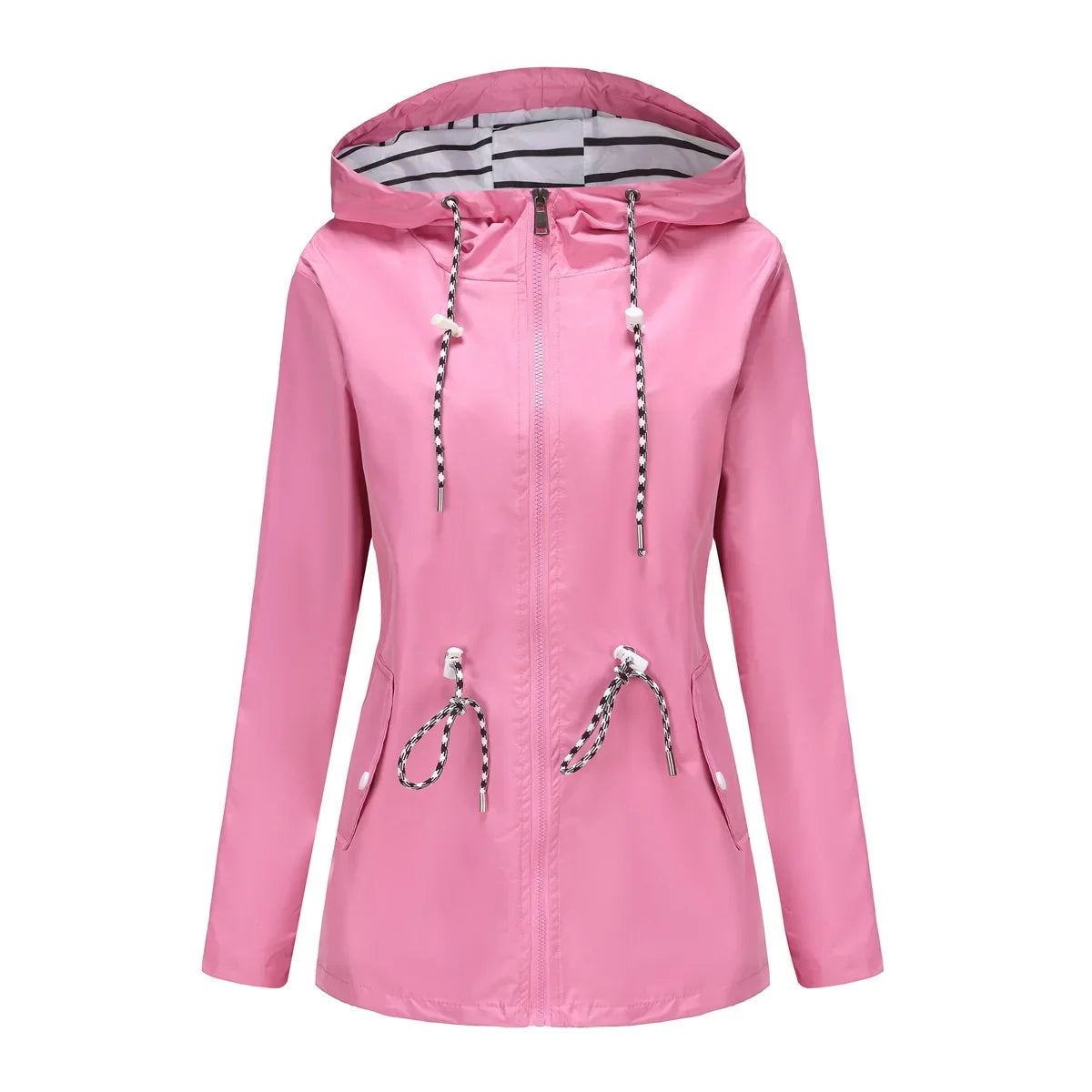 Rivella - Waterproof Drawstring Rain Jacket Wet Weather Wear — view 10 of 10