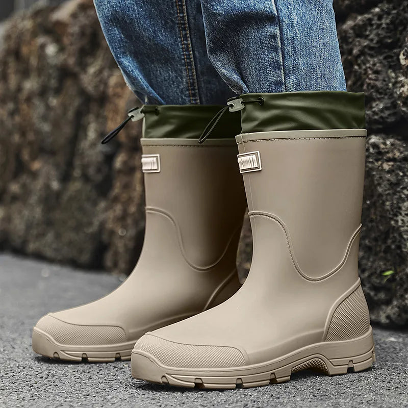 Turlow - Mid Calf Slip On Garden Boots Wet Weather — view 2 of 9