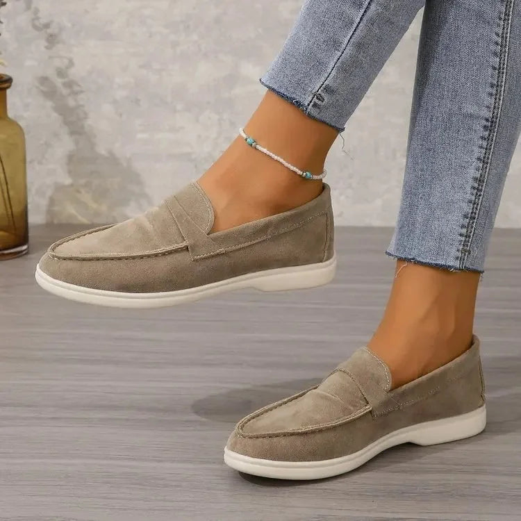 Amberlow - Suede Slip On Loafers Office Wear — view 5 of 10