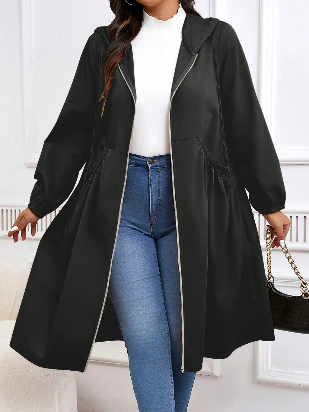 Verolyn - Hooded Coat With Belly Friendly Fit — view 2 of 6