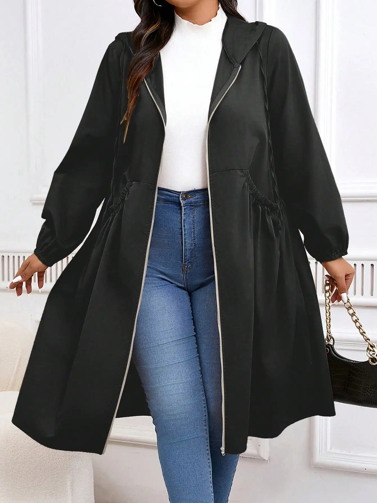 Verolyn - Hooded Coat With Belly Friendly Fit — view 2 of 6