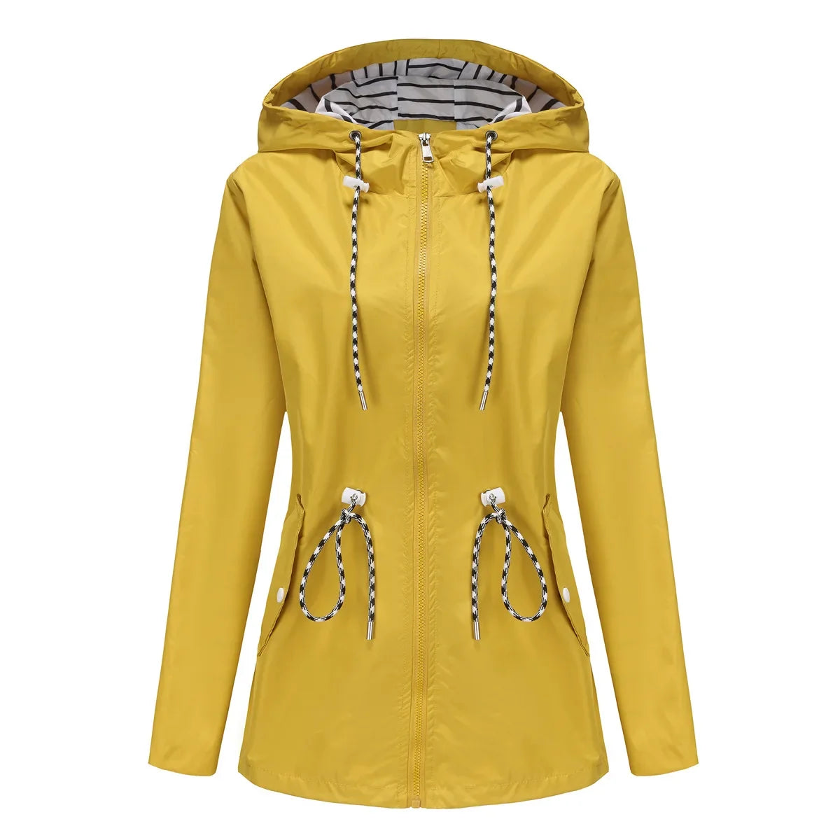 Rivella - Waterproof Drawstring Rain Jacket Wet Weather Wear — view 9 of 10