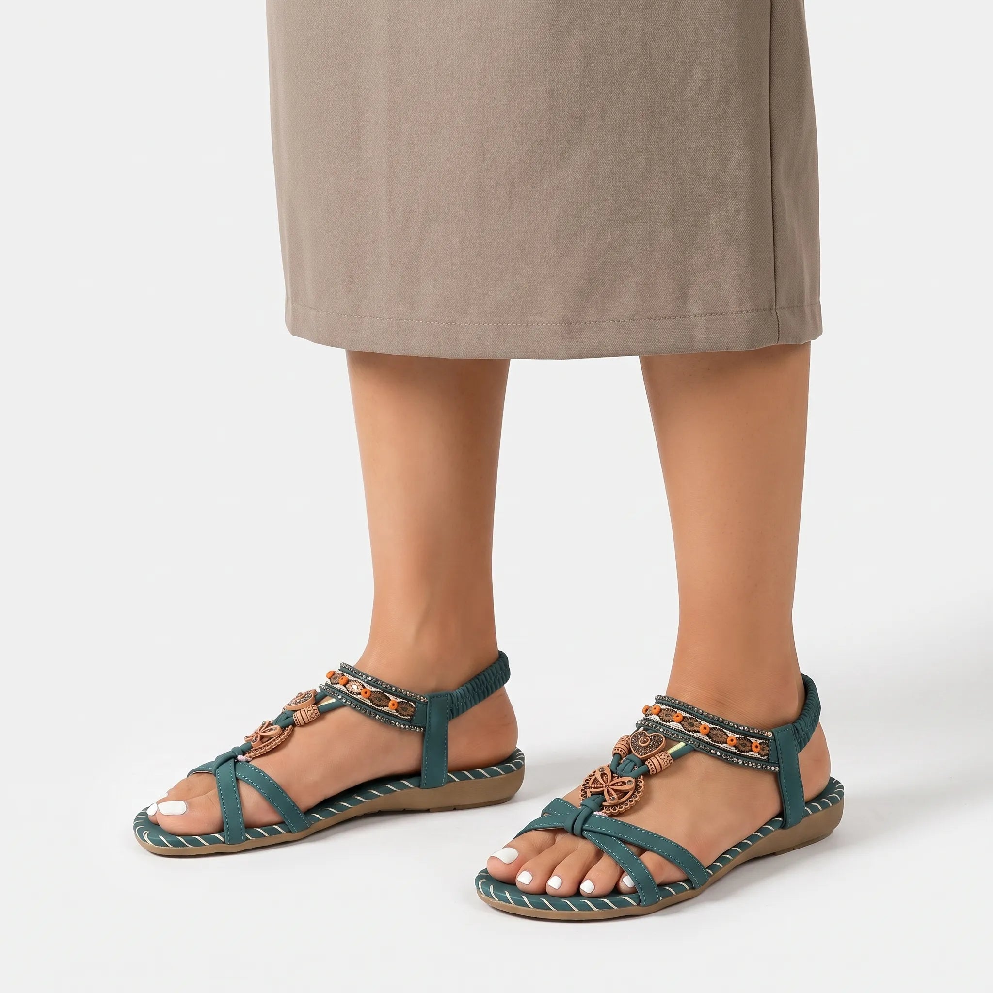 Solaria  - Multi-Strap Orthopaedic Sandals Holiday Walking