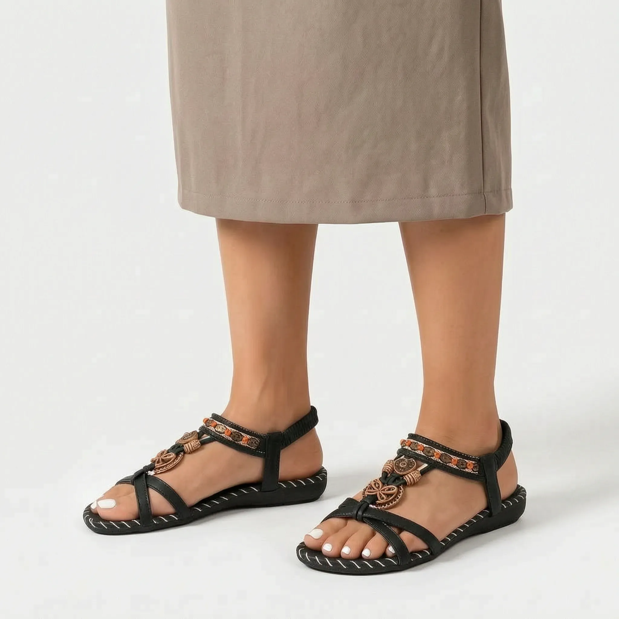 Solaria  - Multi-Strap Orthopaedic Sandals Holiday Walking