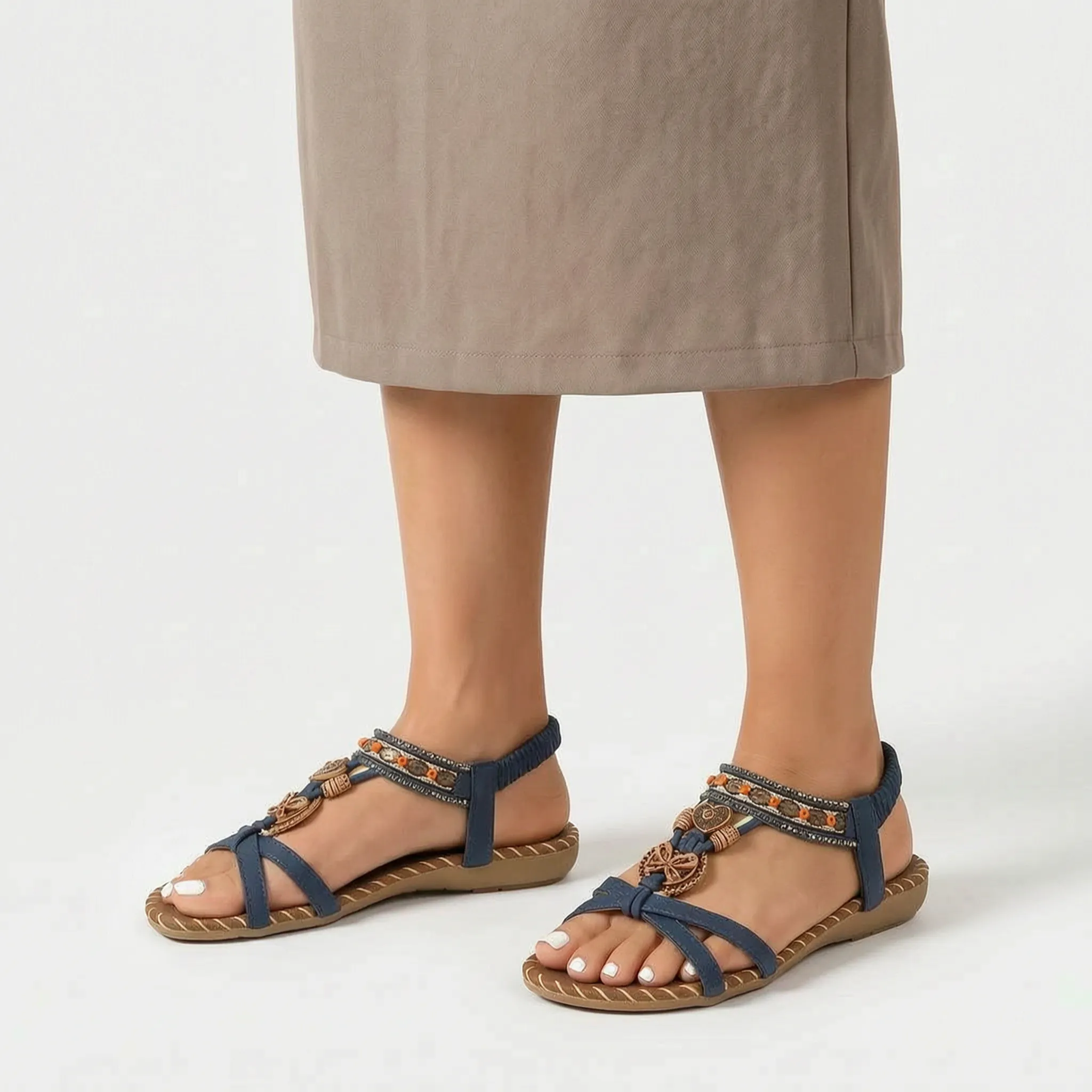 Solaria  - Multi-Strap Orthopaedic Sandals Holiday Walking