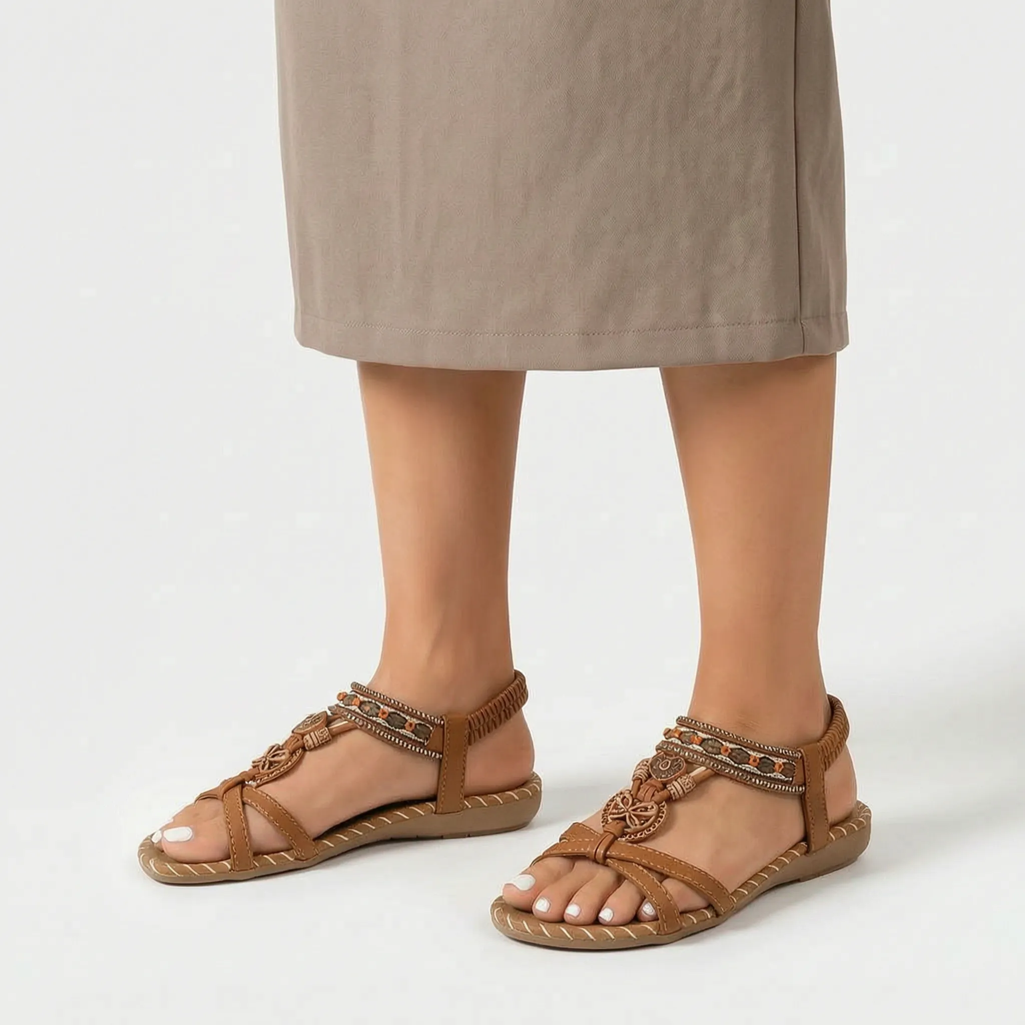 Solaria  - Multi-Strap Orthopaedic Sandals Holiday Walking