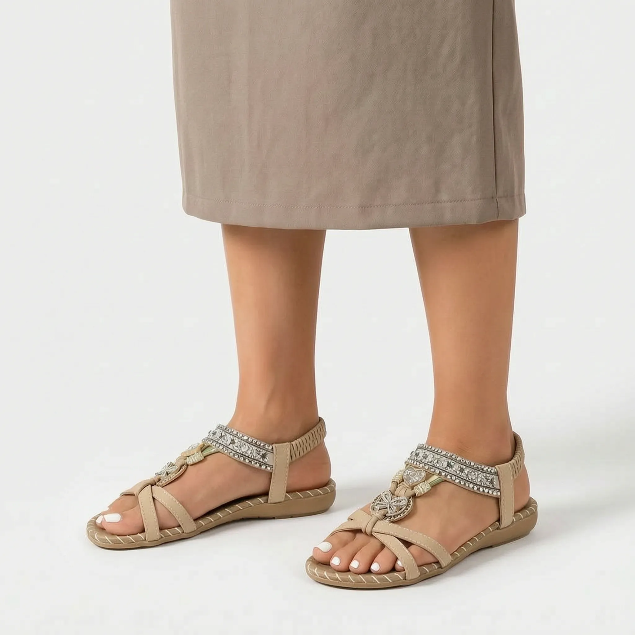 Solaria  - Multi-Strap Orthopaedic Sandals Holiday Walking
