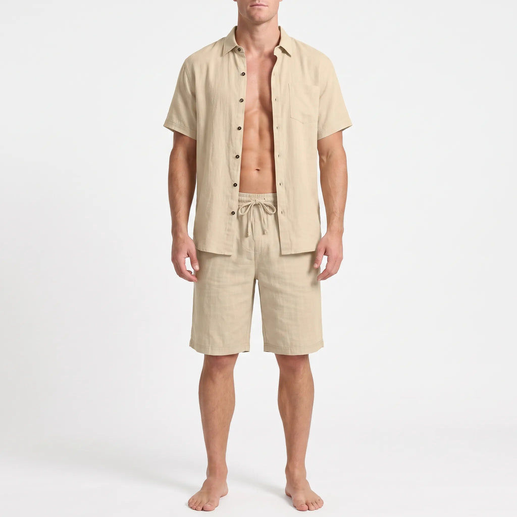 Solarix  - Casual Short-Sleeve Summer Co-Ord Set Beach Holidays