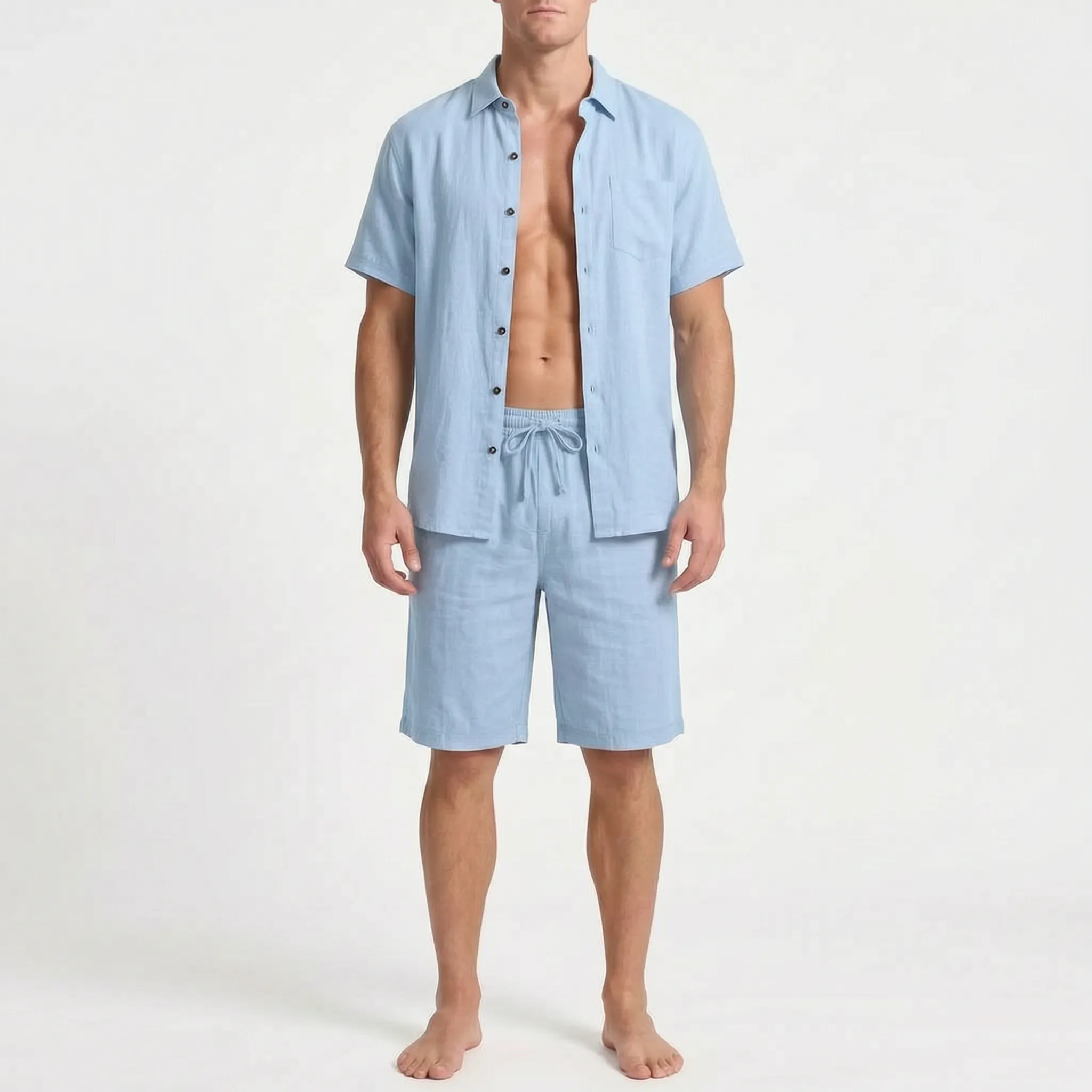 Solarix  - Casual Short-Sleeve Summer Co-Ord Set Beach Holidays