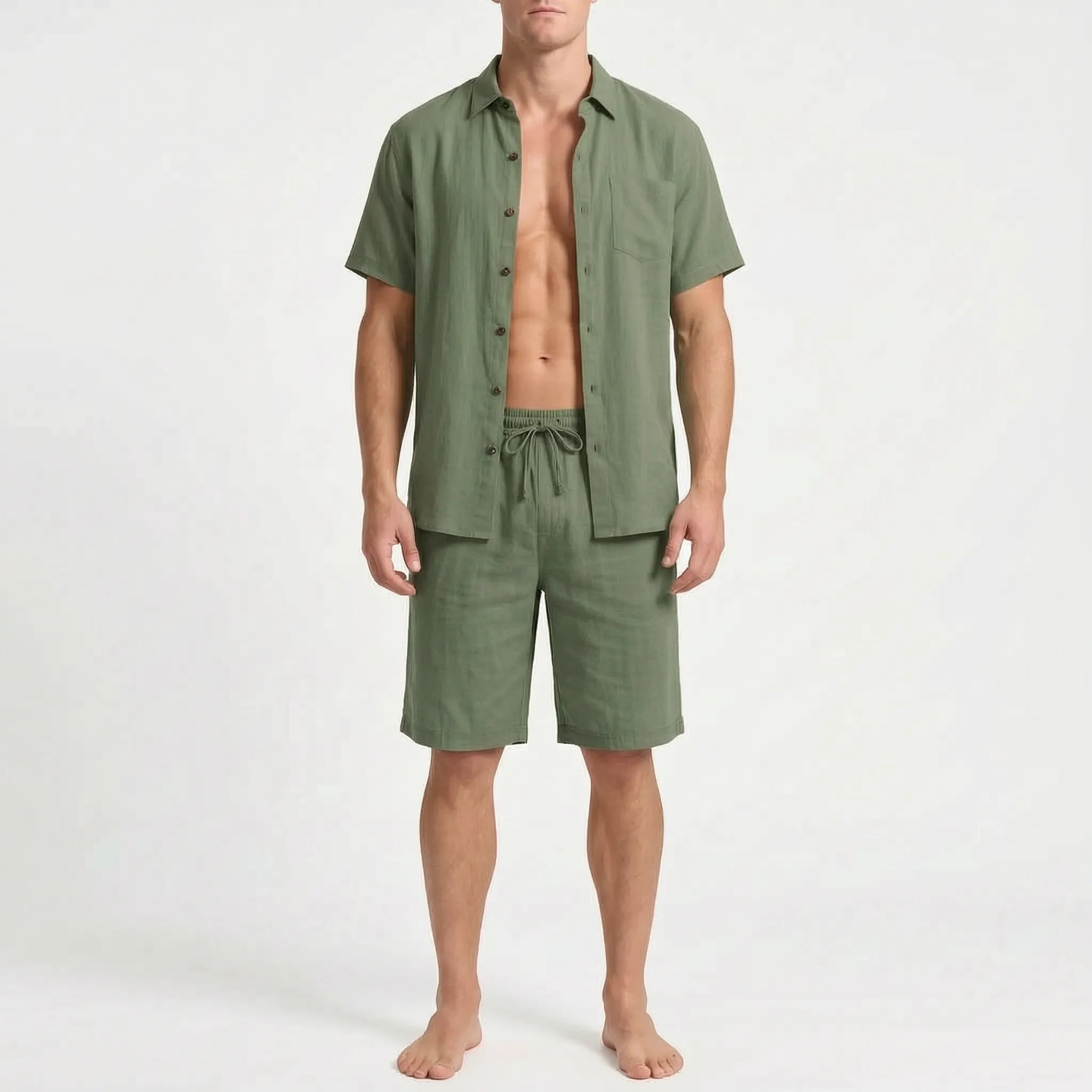 Solarix  - Casual Short-Sleeve Summer Co-Ord Set Beach Holidays
