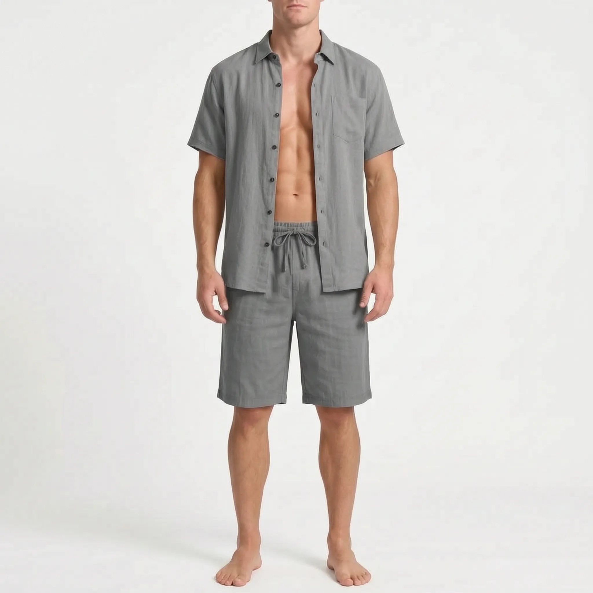 Solarix  - Casual Short-Sleeve Summer Co-Ord Set Beach Holidays