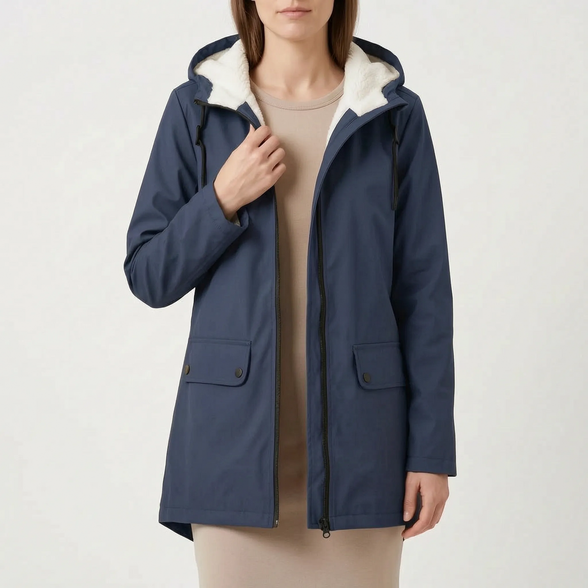 StormCape - Lined Long Rain Jacket Daily Dog Walks