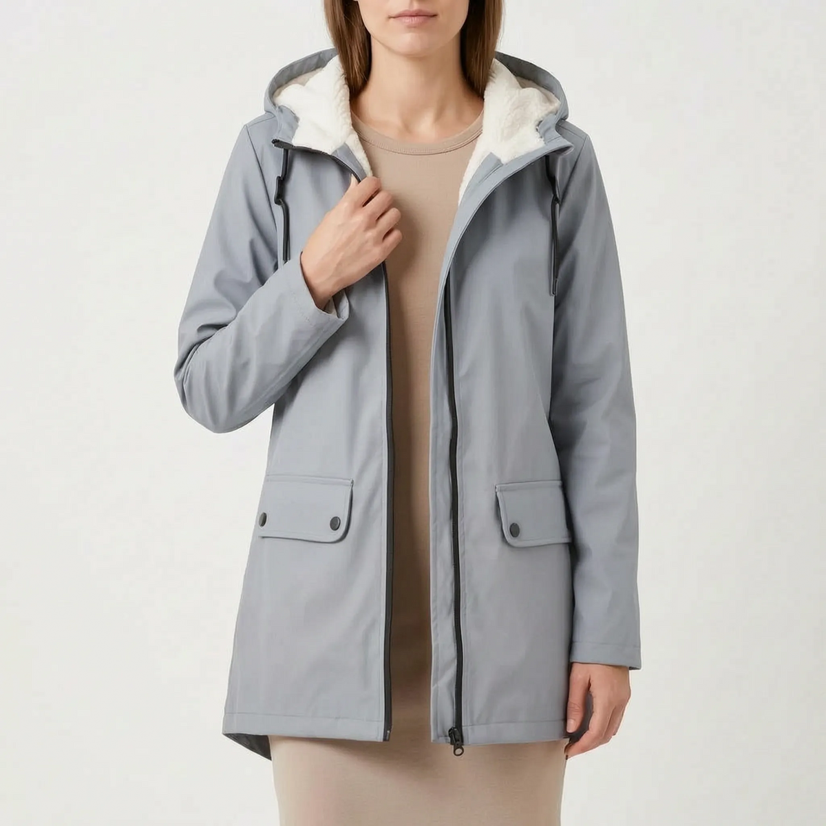 StormCape - Lined Long Rain Jacket Daily Dog Walks