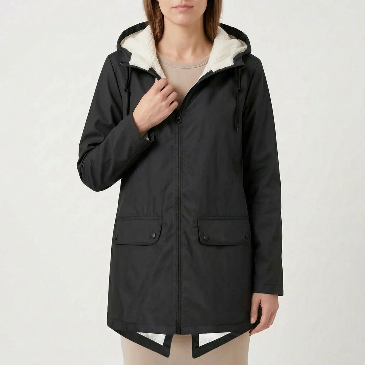 StormCape - Lined Long Rain Jacket Daily Dog Walks
