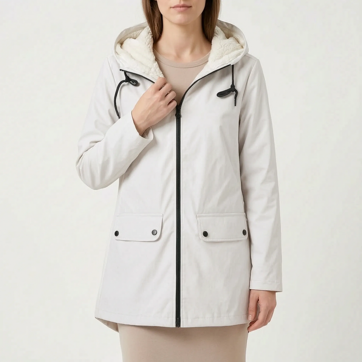 StormCape - Lined Long Rain Jacket Daily Dog Walks