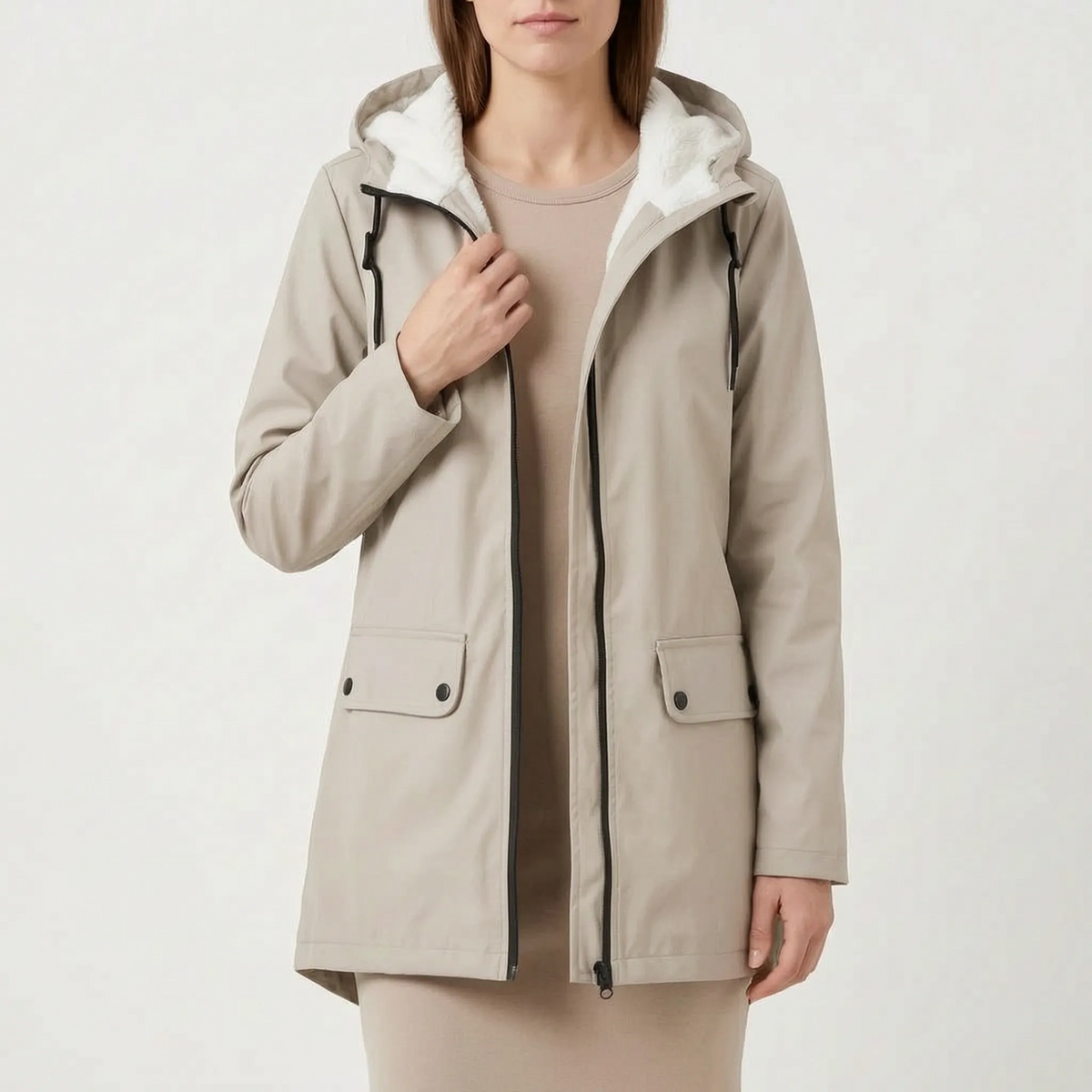 StormCape - Lined Long Rain Jacket Daily Dog Walks