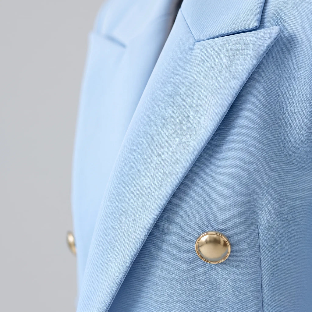 TailorTweed - Womens Tailored Double-Breasted Trouser Suit Formal Events