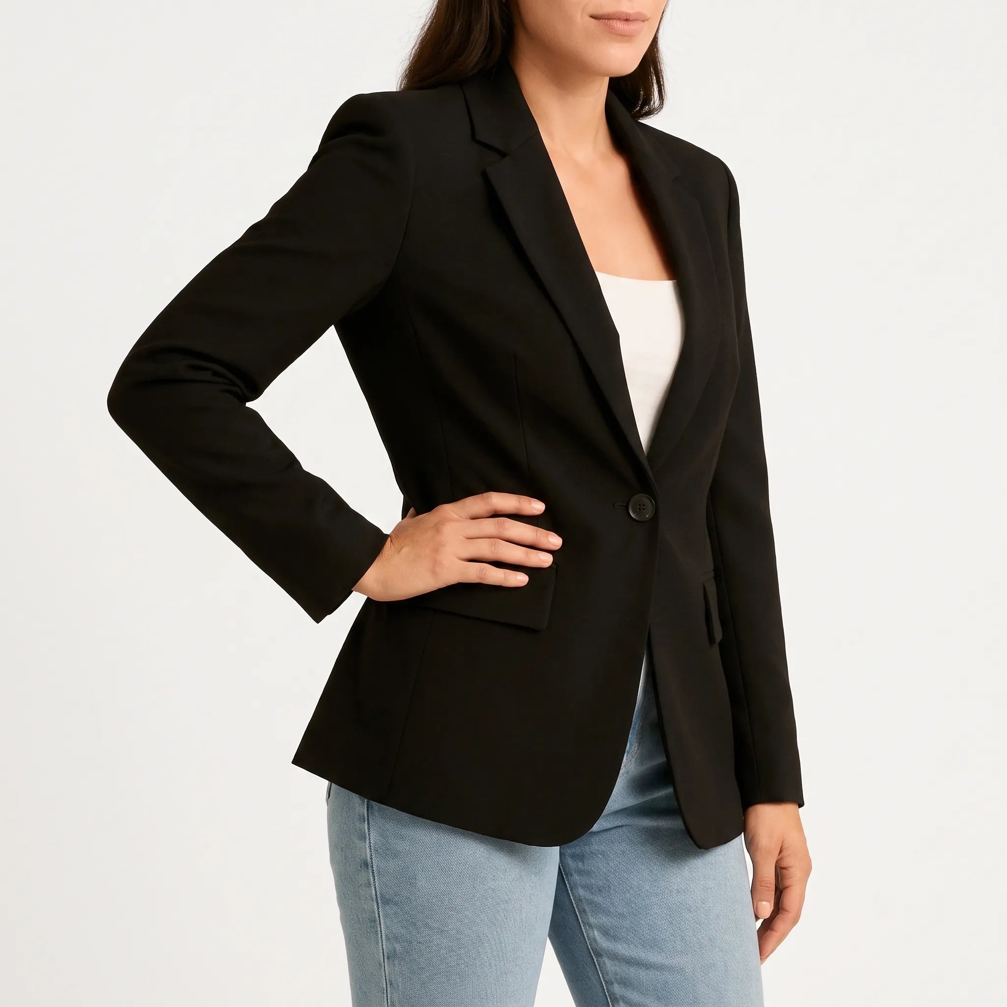 Tailoria - Classic Single-Button Women's Blazer Office Styling