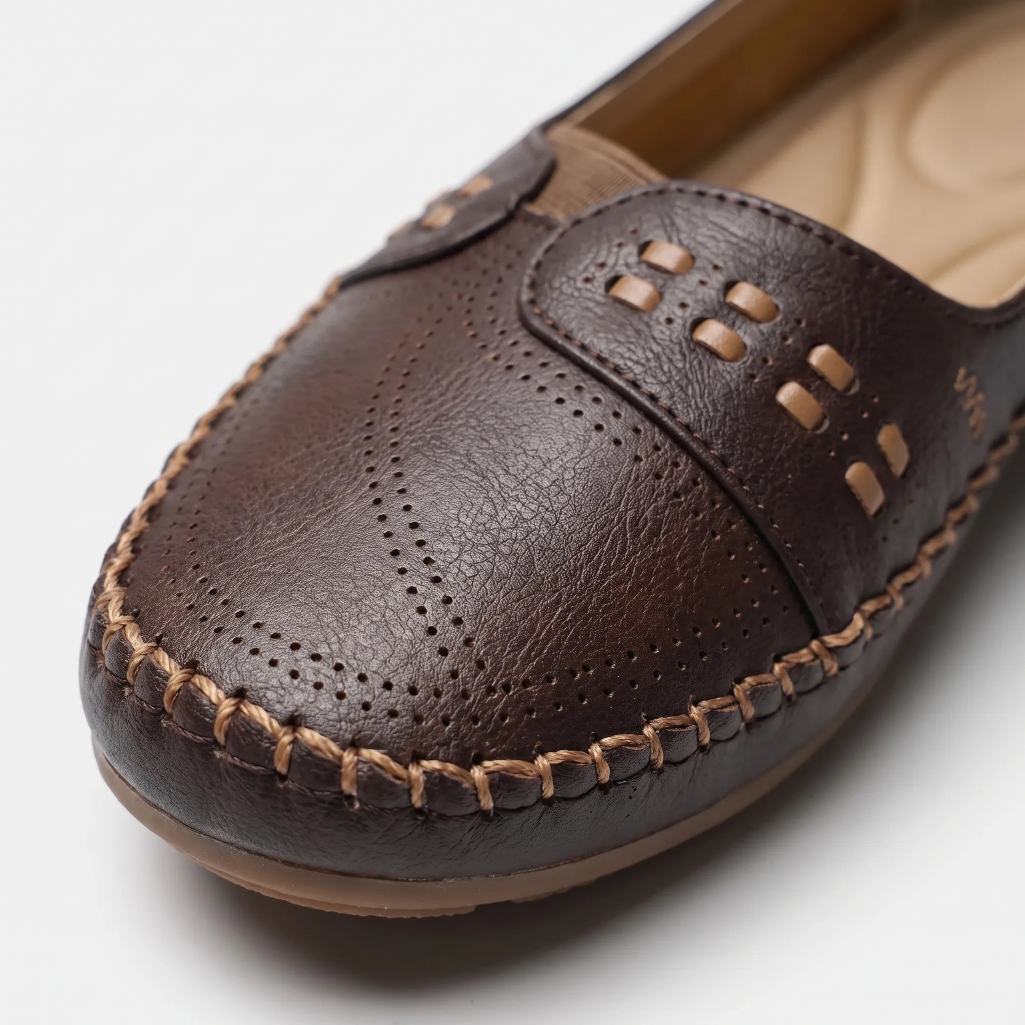 Tivora  - Classic Flat Slip-On Womens Loafers Everyday Walking