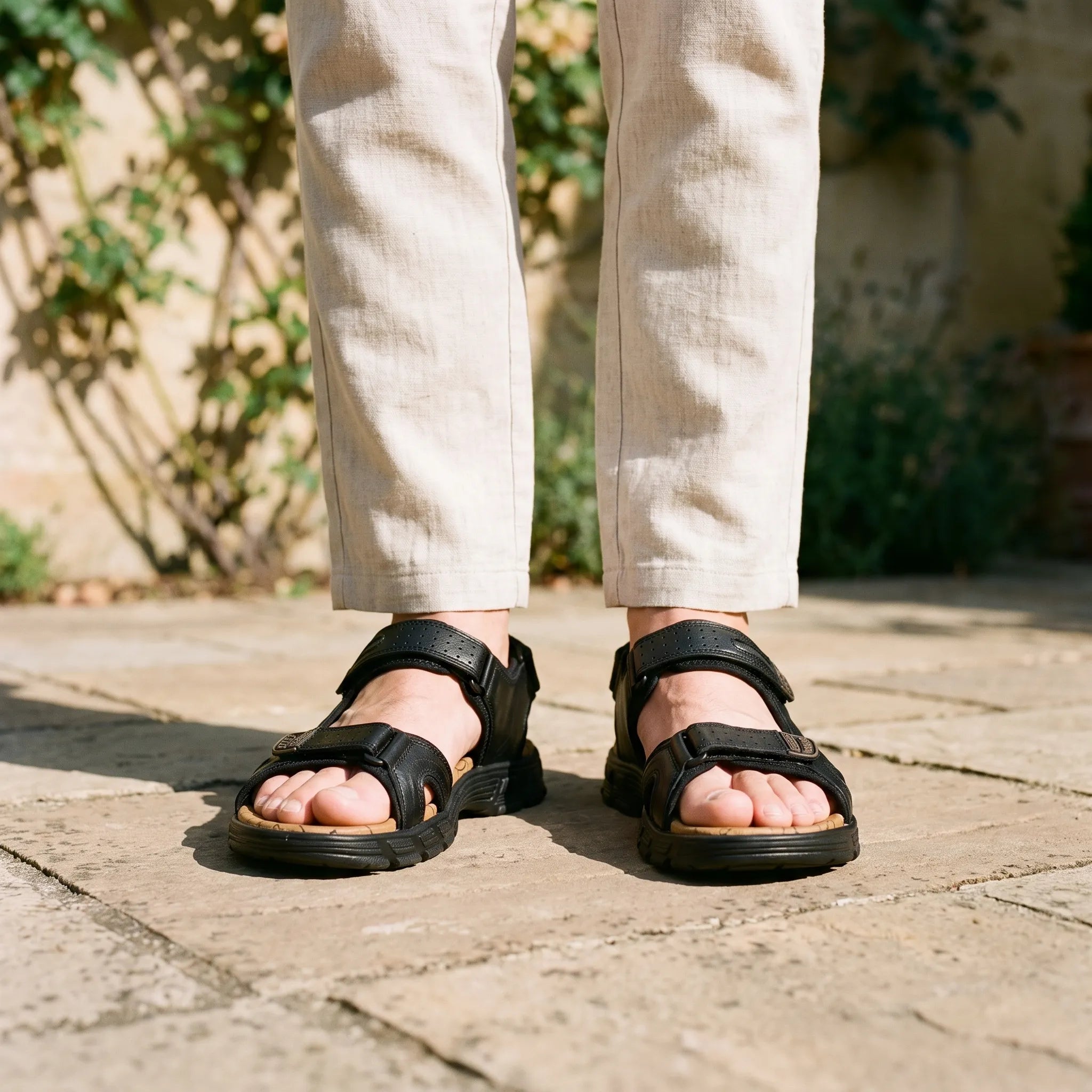TrekFit - Men's Adjustable Walking Sandals Summer Walking