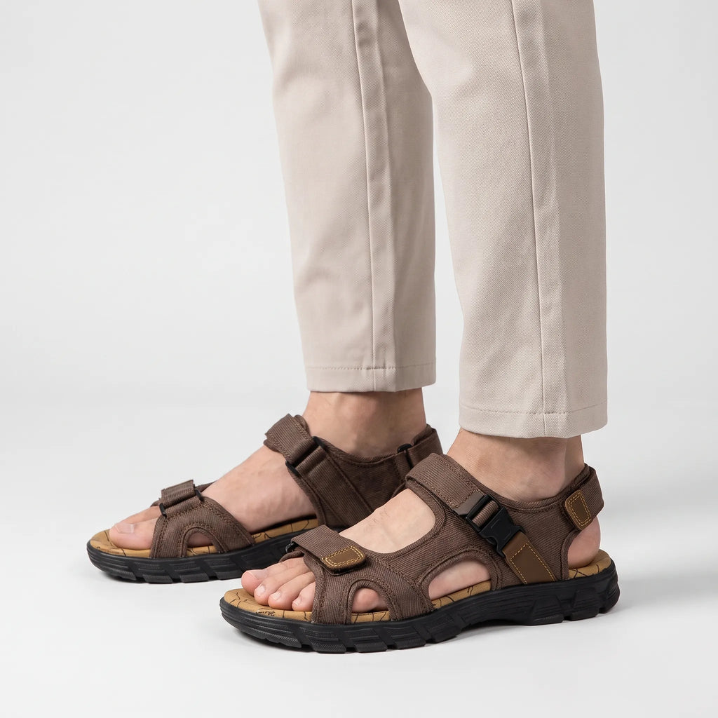 TrekFit - Men's Adjustable Walking Sandals Summer Walking