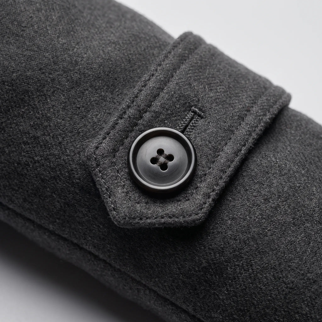 TrenchVibe - Classic Single-Breasted Long Trench Coat Daily Commuting