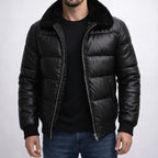 UrbisPuffer - Puffer Jacket With Textured Collar Daily Winter Commutes — view 2 of 3