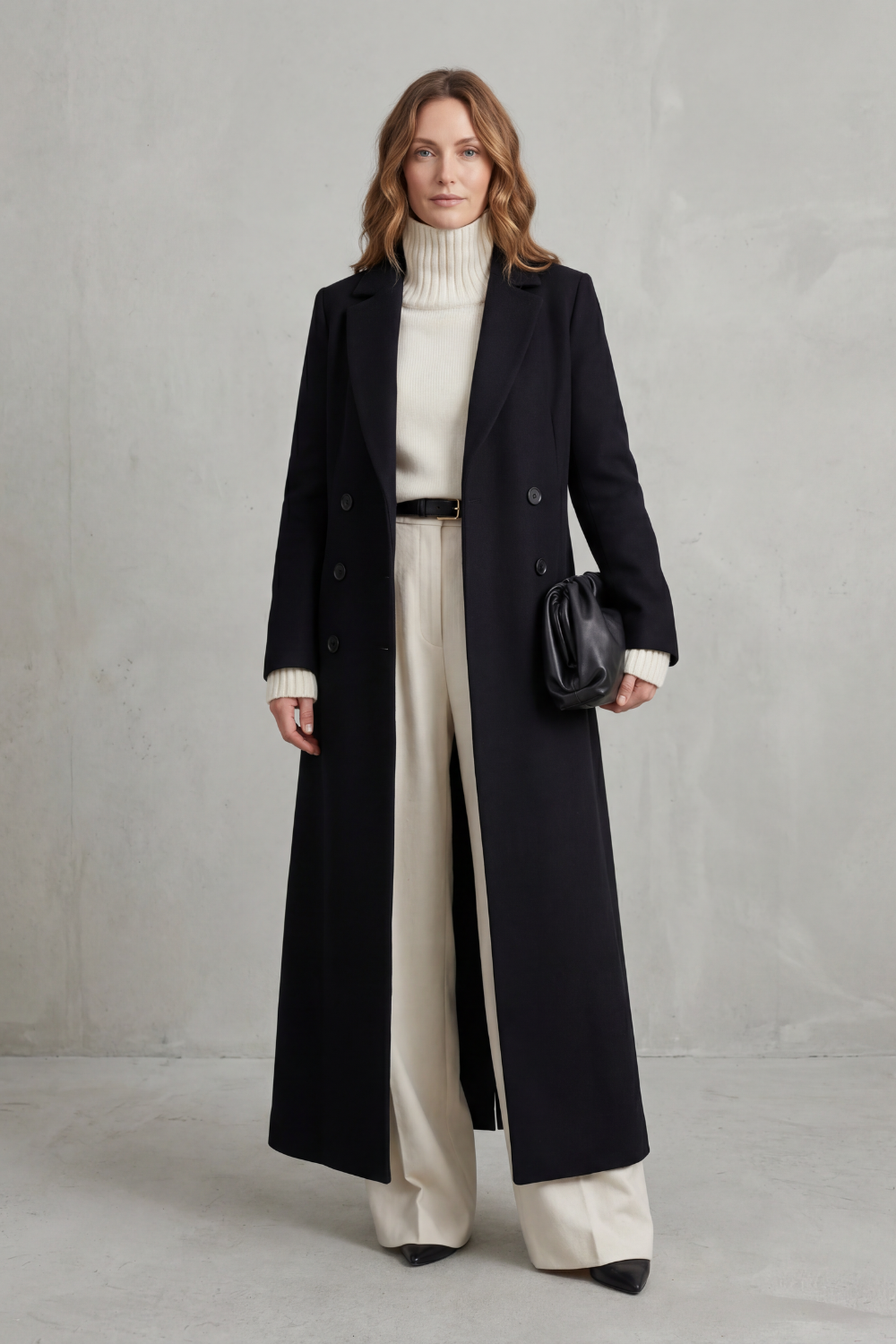 Wrenfield - Long Wool Coat For Cold Weather Wear — view 2 of 10